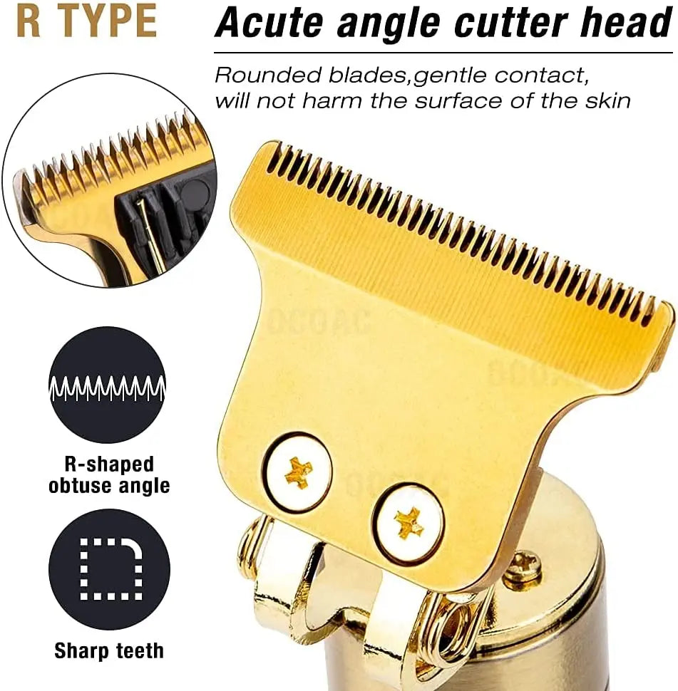 Barbeador MaxRuler - Designer Aleatório Elétrico Profissional