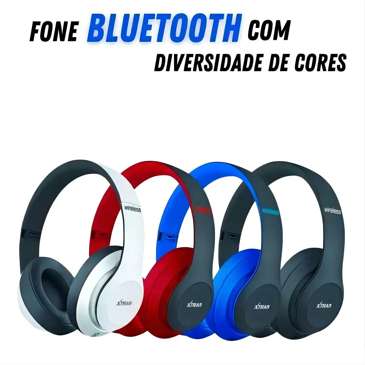 Fone de Ouvido Bluetooth Estéreo