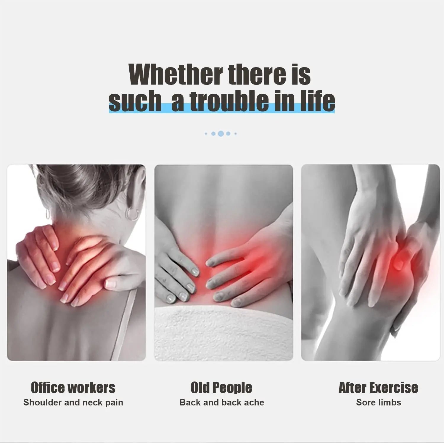 Mini Massageador Elétrico Portátil Cervical