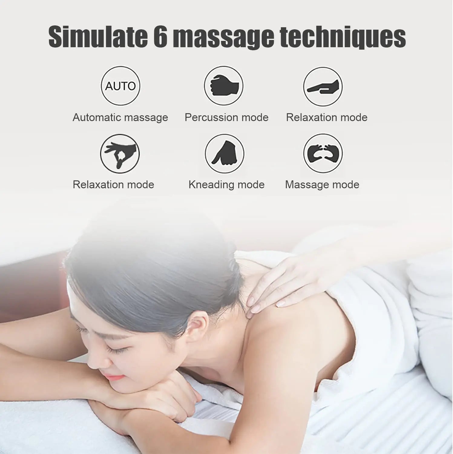 Mini Massageador Elétrico Portátil Cervical
