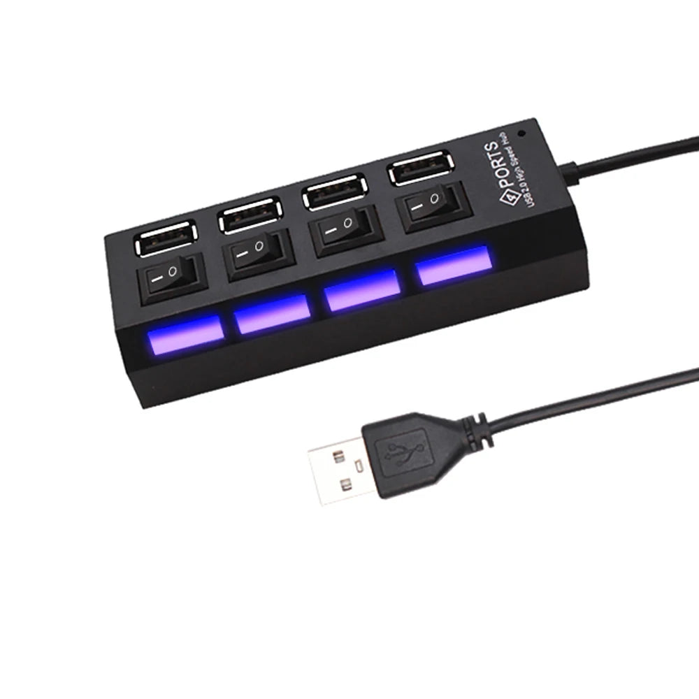 USB 2.0 para [7 e 4 entradas]