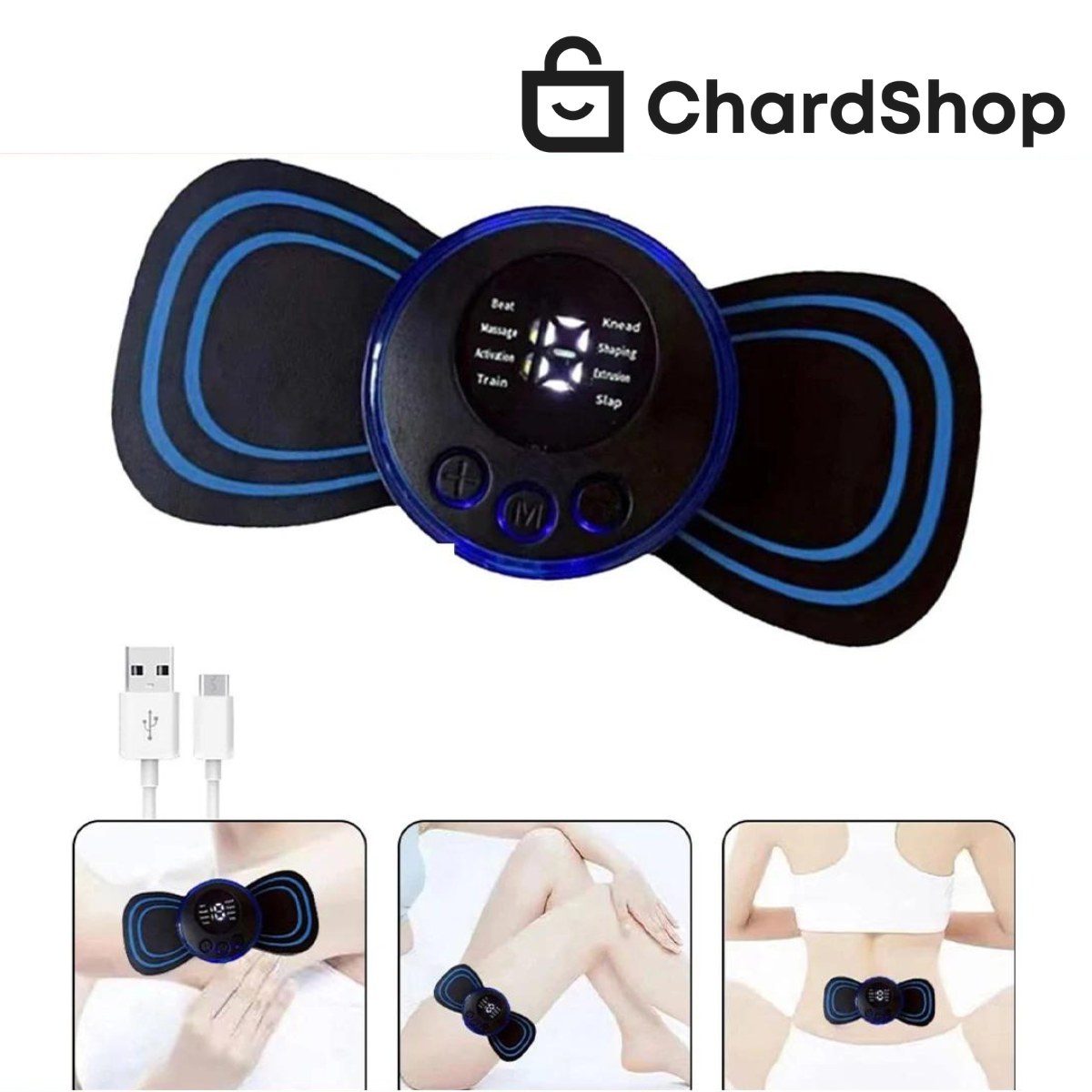 Mini Massageador Elétrico Portátil Cervical