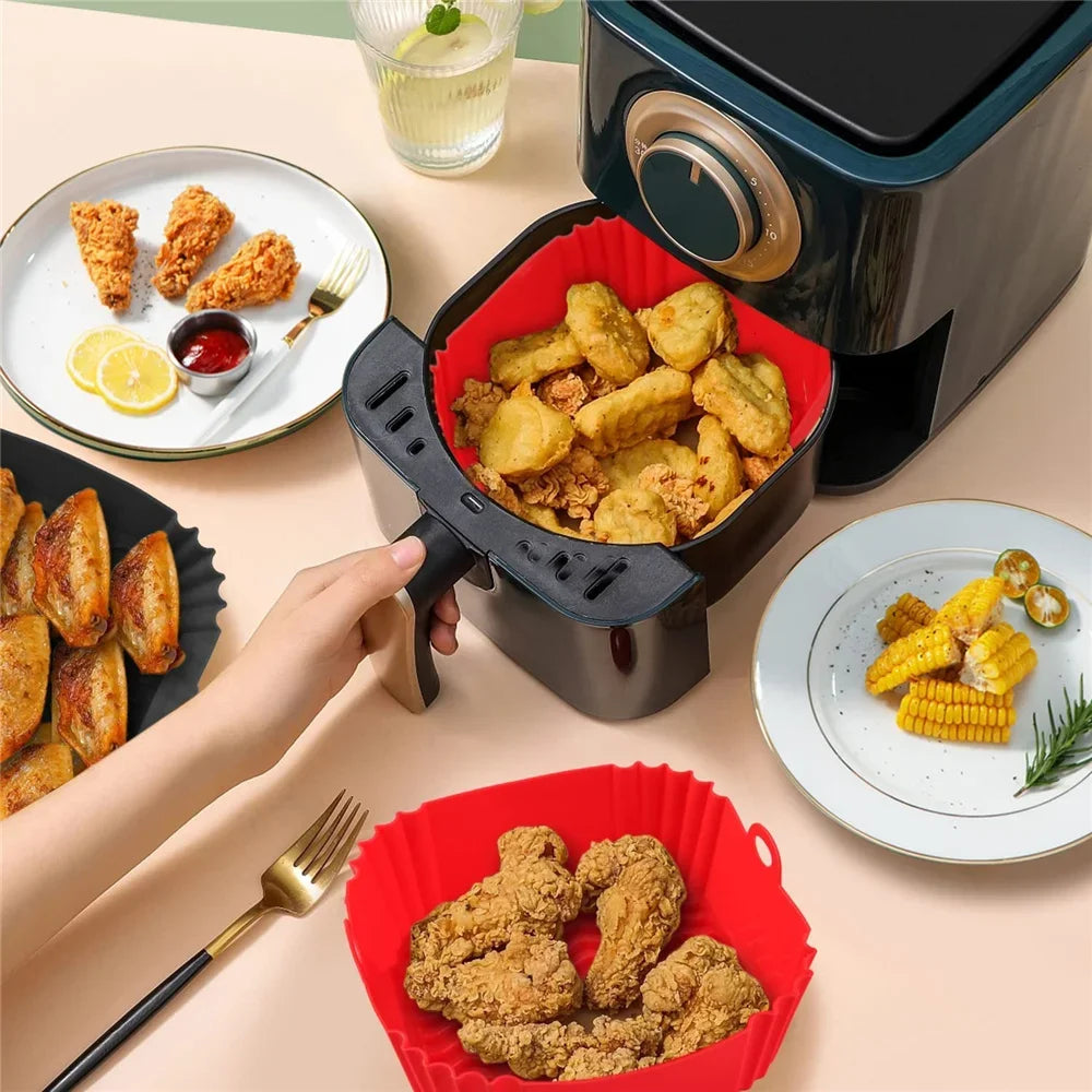 Forma de Silicone para AirFryer [REUTILIZÁVEL]