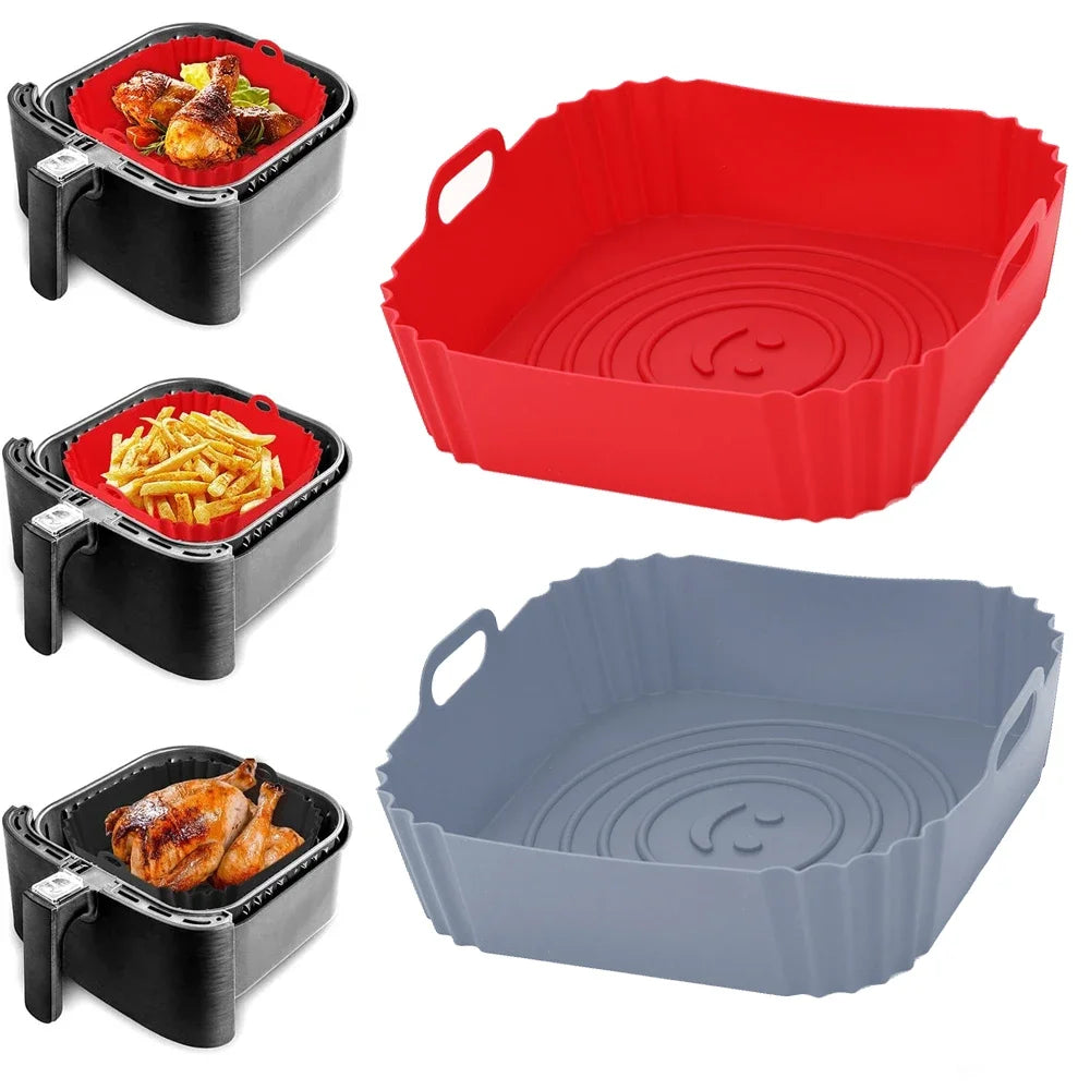 Forma de Silicone para AirFryer [REUTILIZÁVEL]