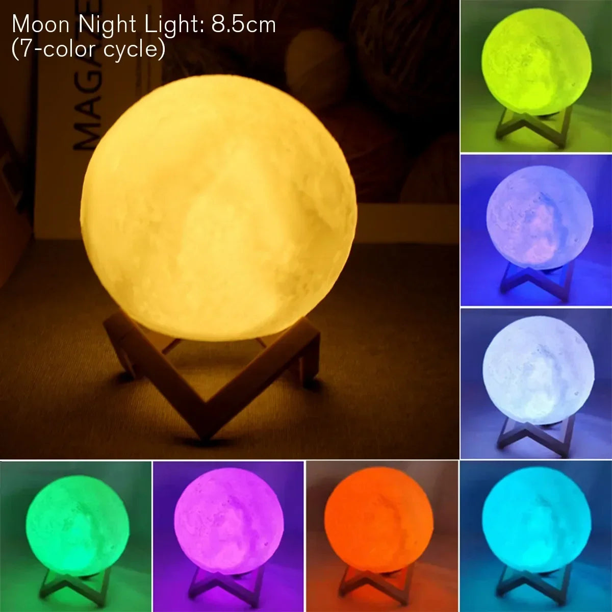 Abajur Moderna de Lua - MoonLamp
